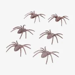 Decorative metallic spiders - 6 pcs