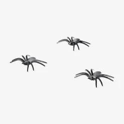 Decorative oilslick spiders - 6 pcs