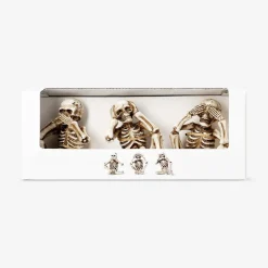 Decorative skeleton monkeys - 3 pcs