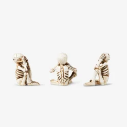 Decorative skeleton monkeys - 3 pcs