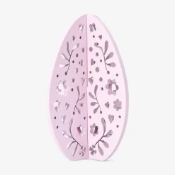 Decorative small pink wooden eggs - 2 pcs