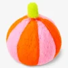 Decorative textile pumpkin - 8 cm
