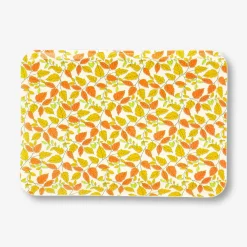 Decorative tray with autumn leaves - 22x31 cm