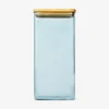 Designer Collection - Green glass storage container with lid - 2,3 L