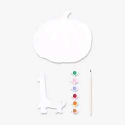 DIY ceramic pumpkin plate