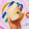 DIY mug with saucer - 280 ml