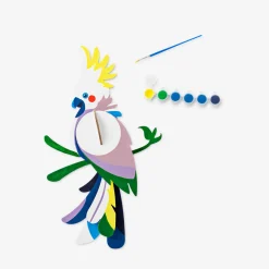 DIY tropical bird with paint