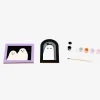 DIY wooden ghost with paint