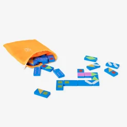 Dominoes in a book