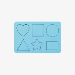 Drawing stencil with assorted shapes - 6 pcs