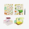 3D sticker scene - Flower garden