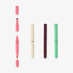 Dual-tip markers for journaling - 4 pcs