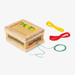 Embroidery kit - Wooden box