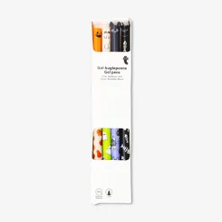 Erasable gel pens with Halloween print - 4 pcs