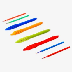 Erasable gel pens with refills - 4 pcs