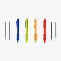 Erasable gel pens with refills - 4 pcs