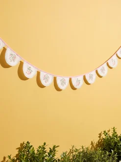 Floral fabric garland - 300 cm