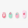 Floral magnetic bookmarks - 4 pcs