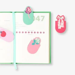 Floral magnetic bookmarks - 4 pcs