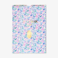 Floral monthly calendar for hanging 2027
