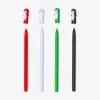 Gel ink pens with penguin toppers - 4 pcs
