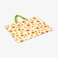 Gift bag with sunflower pattern - 33x25 cm