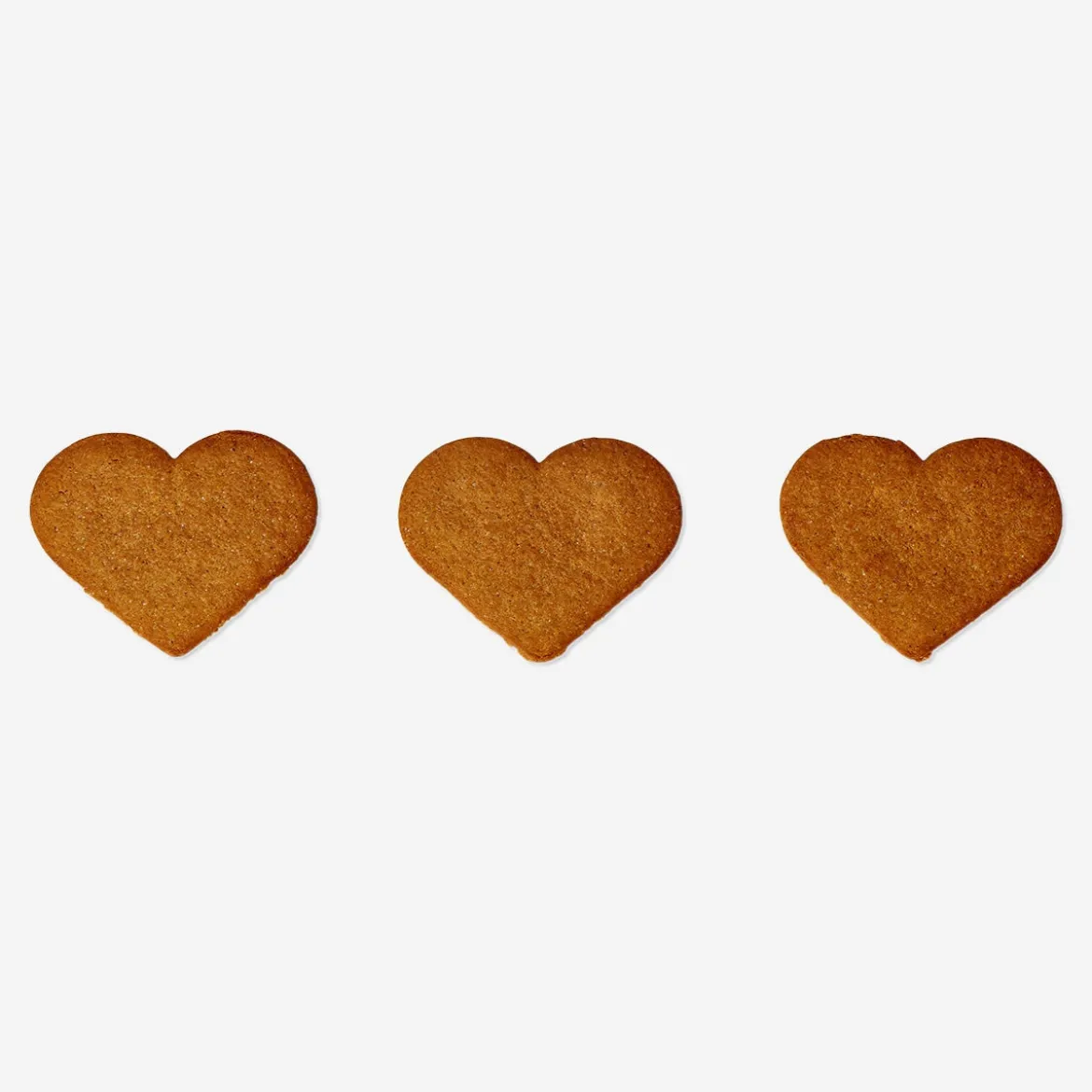 Gingerbread heart cookies