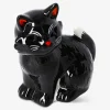 Glowing LED black cat