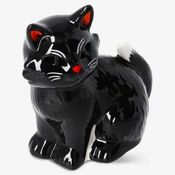 Glowing LED black cat