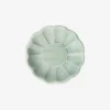 Green flower shaped dish - 10 cm