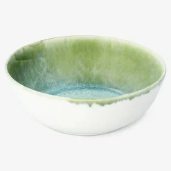 Green stoneware bowl - medium