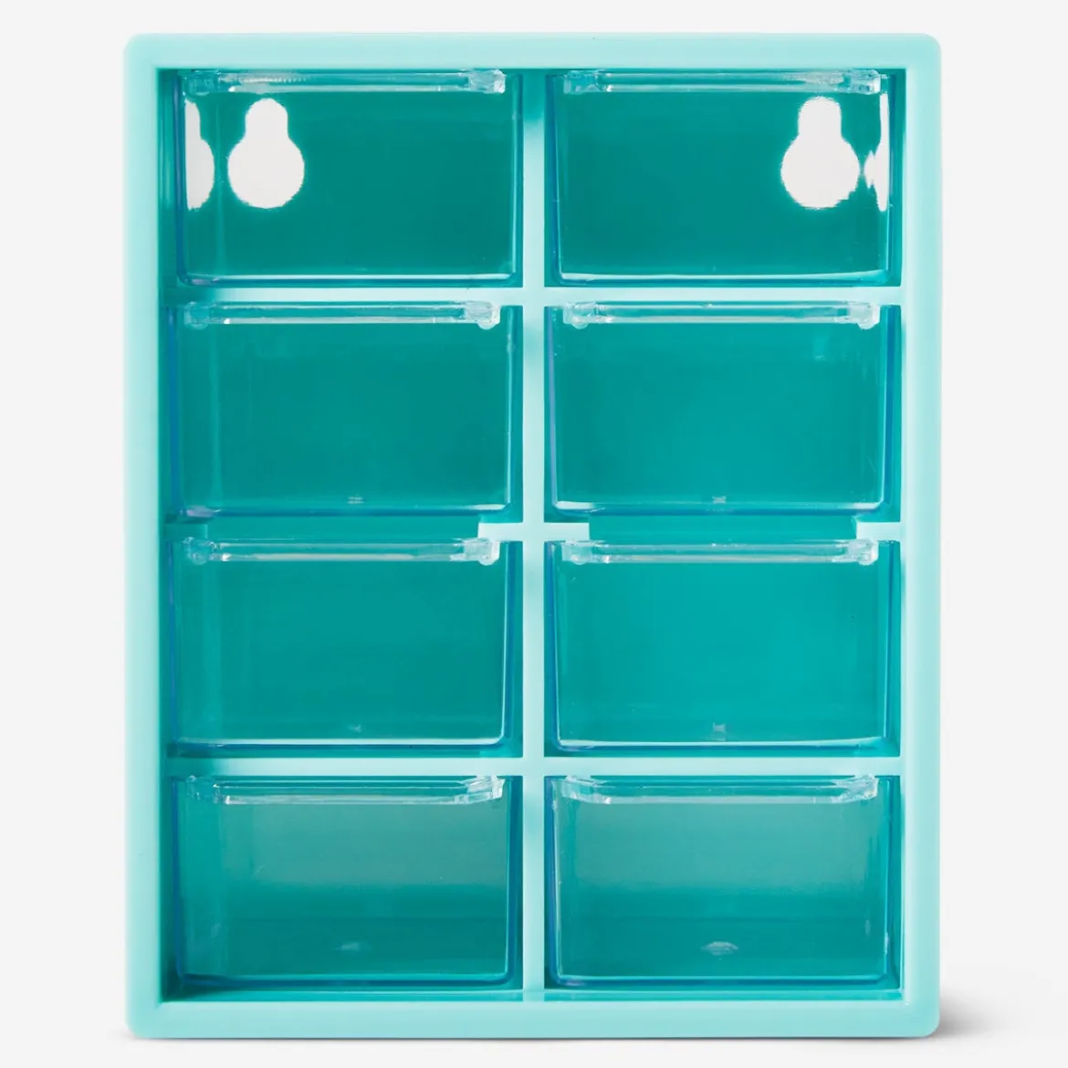Green Storage Box with 8 Drawers