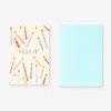 Greetings card - Candles and hooray