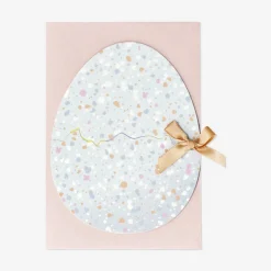 Greetings card - Speckled Easter egg