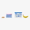 Grip seal bags with cats and stripes print - 2 pcs