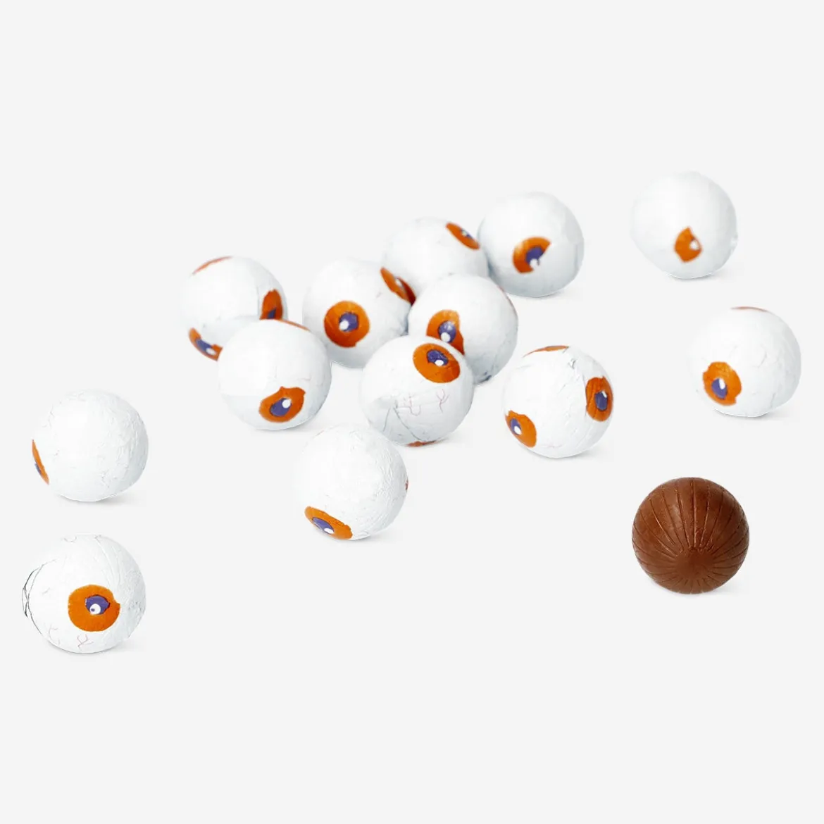 Halloween chocolate eyes