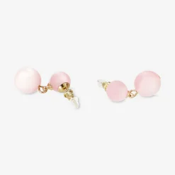 Hanging earrings - Pink stones