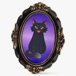 Haunted picture in oval frame - 34 cm