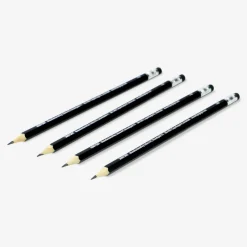 HB pencils with eraser - 5 pcs