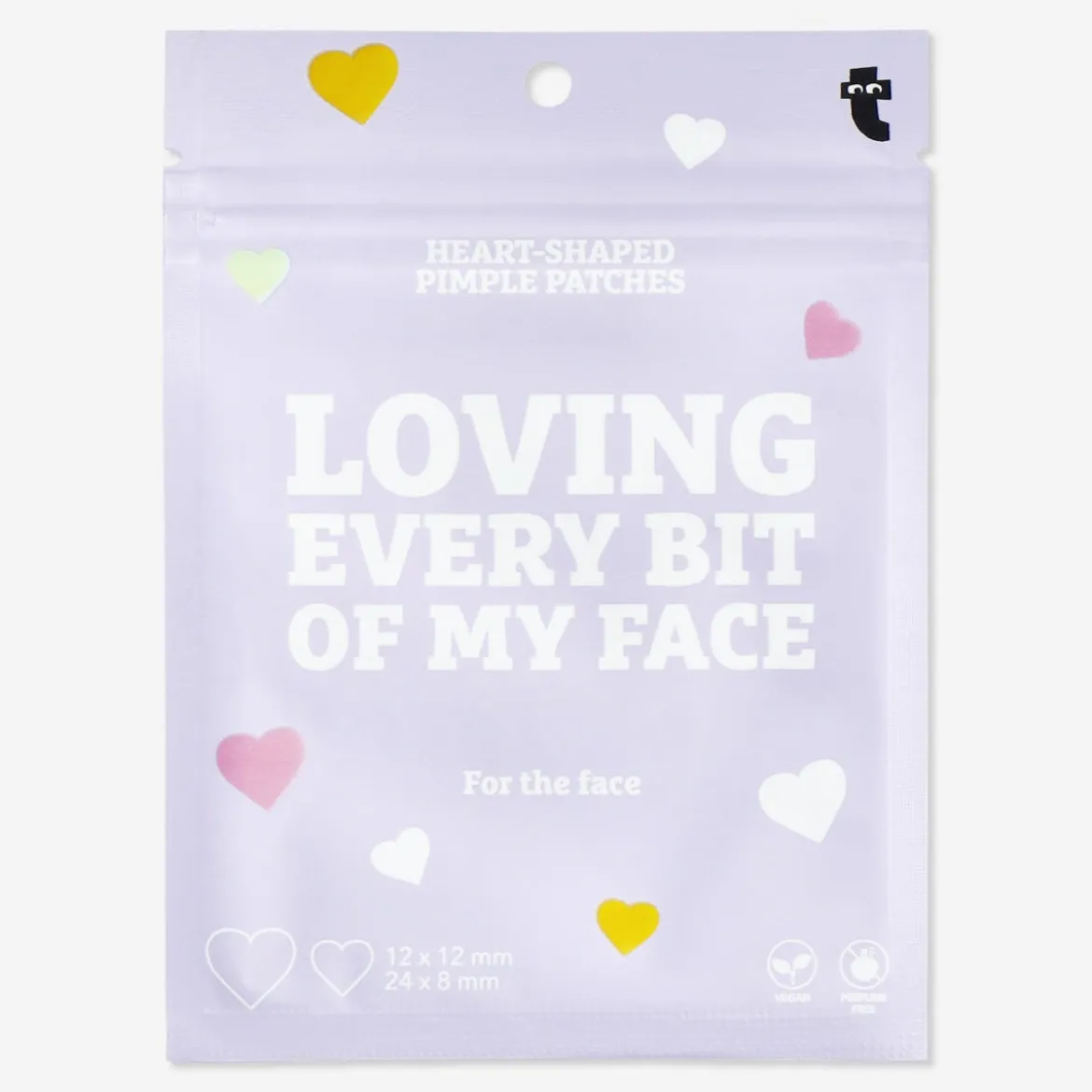 Heart-shaped pimple patches - 36 pieces