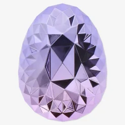 Holographic diamond-shaped detangler hairbrush