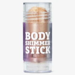 Iridescent body shimmer stick for face and body