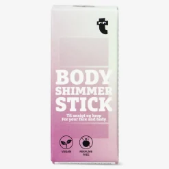 Iridescent body shimmer stick for face and body