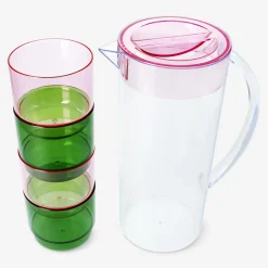 Jug with cups picnic set - 5 pcs