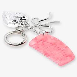 Keyring - Hair comb and charms
