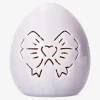 LED glowing egg with bow design