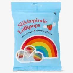 Lollipops. Strawberry