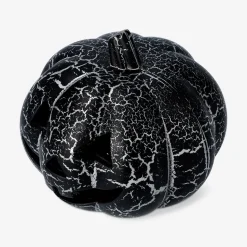 Luminous metallic pumpkin - 12 cm