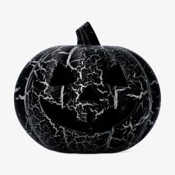 Luminous metallic pumpkin - 12 cm