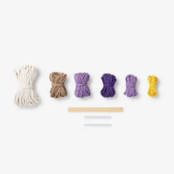 Macramé kit - Floral design for hanging